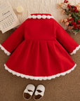 - Baby Girls Bow Winter Coat Baby Stork