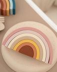 - Silicone Rainbow Stacker Toy Baby Stork
