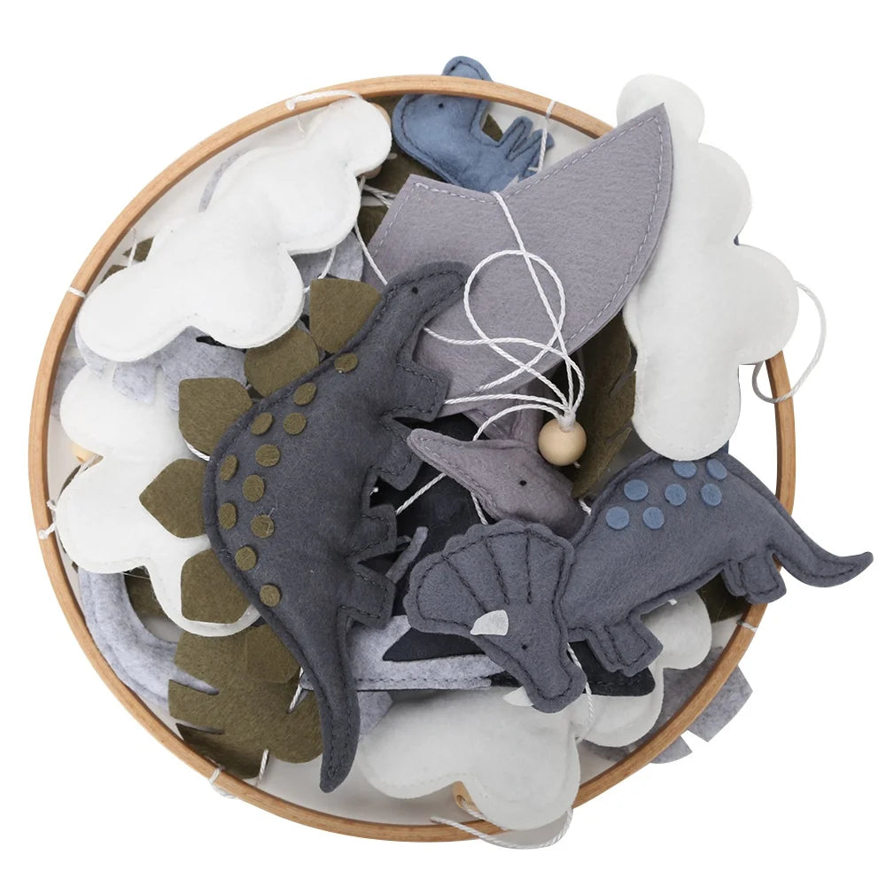 - Handmade Dinosaur Baby Mobile – Soft Felt Cot Mobile for Nursery & Baby Shower Gift Baby Stork Baby Mobile