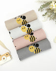 - Soft Knit Busy Bee Blanket Baby Stork Swaddling & Receiving Blankets
