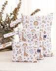 Safari - 3PCS Waterproof Travel Wet Dry Bag Set - Portable & Eco-Friendly Diaper Storage Baby Stork Diaper Wet Bags