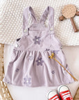 Floral Corduroy Baby & Toddler Pinafore Dress
