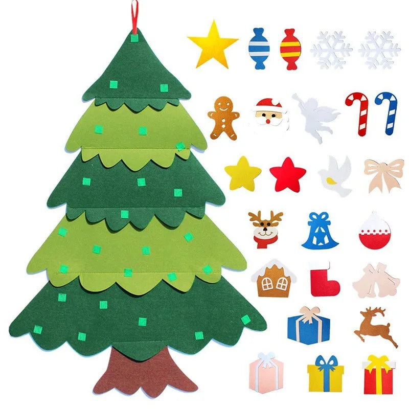 - DIY Felt Christmas Tree Kit with 24 Fun Ornaments Baby Stork Baby & Kids > Toys