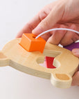 - Montessori Baby Box 5-in-1 Wooden Toy Set | Sensory & Fine Motor Educational Toys for Babies 6+ Months Baby Stork Gifting
