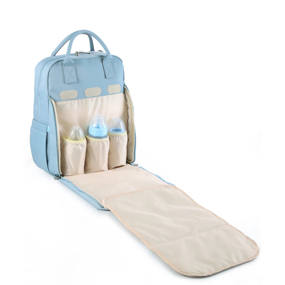 - Multifunctional Waterproof Baby Diaper Backpack – Large Capacity Nappy Bag for Mums & Dads Baby Stork