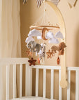 - Animal Kingdom Safari Nursery Mobile Baby Stork Baby Mobile
