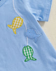 - Gone Fishing T-Shirt & Shorts Set Baby Stork