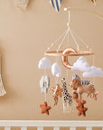 - Animal Kingdom Safari Nursery Mobile Baby Stork Baby Mobile