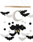 - Bat Baby Mobile | Black & White Moon Nursery Mobile Baby Stork