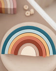 - Silicone Rainbow Stacker Toy Baby Stork