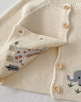 - Safari Friends Knit Cardigan Baby Stork