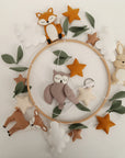 🌲 Woodland Baby Mobile – Forest Animal Crib Mobile for Neutral Nursery