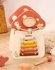 - Wooden Mushroom House | Montessori 5-in-1 Busy Cube Activity Toy Baby Stork Baby Toys & Activity Equipment