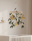 - Butterfly Baby Mobile with Green Leaves | Nature Nursery Decor Baby Stork