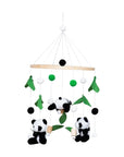 Small Panda Design - Baby Panda Nursery Mobile - Premium Nursery Decor Baby Stork Baby Mobile