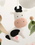 - Farmyard Friends Animals Baby Mobile – Handmade Felt Cot Mobile Baby Stork
