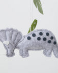 - Handmade Dinosaur Baby Mobile with Mountains & Leaves – Soft Felt Cot Mobile Baby Stork Baby Mobile