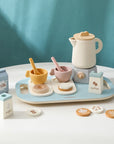 - Baby Wooden Coffee & Afternoon Tea Set Toy | 18pcs Set Baby Stork Baby Toys & Activity Equipment