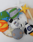 - Space Nursery Mobile | Solar System Baby Crib Mobile with Felt Astronaut & Spaceship | Perfect Baby Shower Gift Baby Stork Baby Mobile