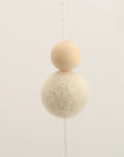 🐑 Boucle Sheep Baby Mobile – Neutral Cloud & Moon Nursery Decor