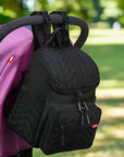- Premium Lightweight Quilted Baby Backpack Diaper Bag Baby Stork Diaper Wet Bags