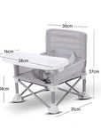- Folding Baby Camp Chair with Detachable Table | Infant High Chair for Travel, Camping, and Beach Baby Stork