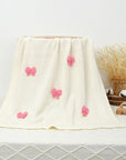 - Super Soft Knitted Baby Blanket – Heart Pattern (90×70cm) Baby Stork