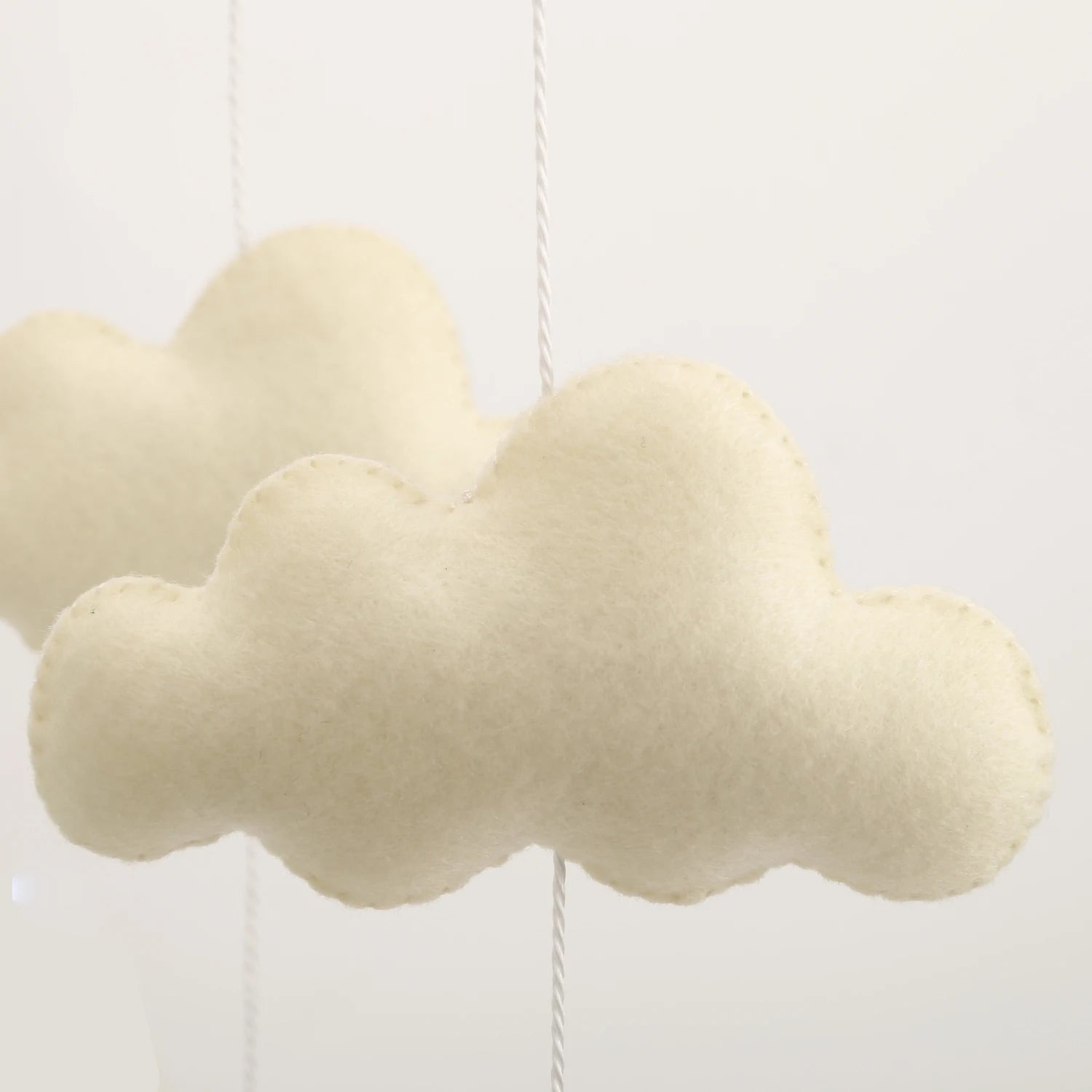 - 🌙 Teddy Bear Moon Baby Mobile – Blue Stars and Clouds Crib Mobile Baby Stork Baby Mobile