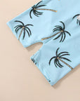 - Tropical Palm Zip Swimsuit Baby Stork