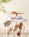 Animal Kingdom Safari - Animal Kingdom Safari Nursery Mobile Baby Stork Baby Mobile