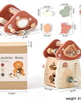 - Wooden Mushroom House | Montessori 5-in-1 Busy Cube Activity Toy Baby Stork Baby Toys & Activity Equipment