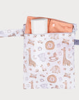 - 3PCS Waterproof Travel Wet Dry Bag Set - Portable & Eco-Friendly Diaper Storage Baby Stork Diaper Wet Bags