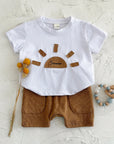 - Summer Sun 2-Piece Set – Baby T-Shirt & Shorts Baby Stork