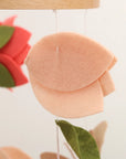 🌸 Floral Butterfly Baby Mobile – Handcrafted Flower & Butterfly Nursery Decor