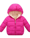Fuchsia - Winter Thick Hooded Jacket Baby Stork