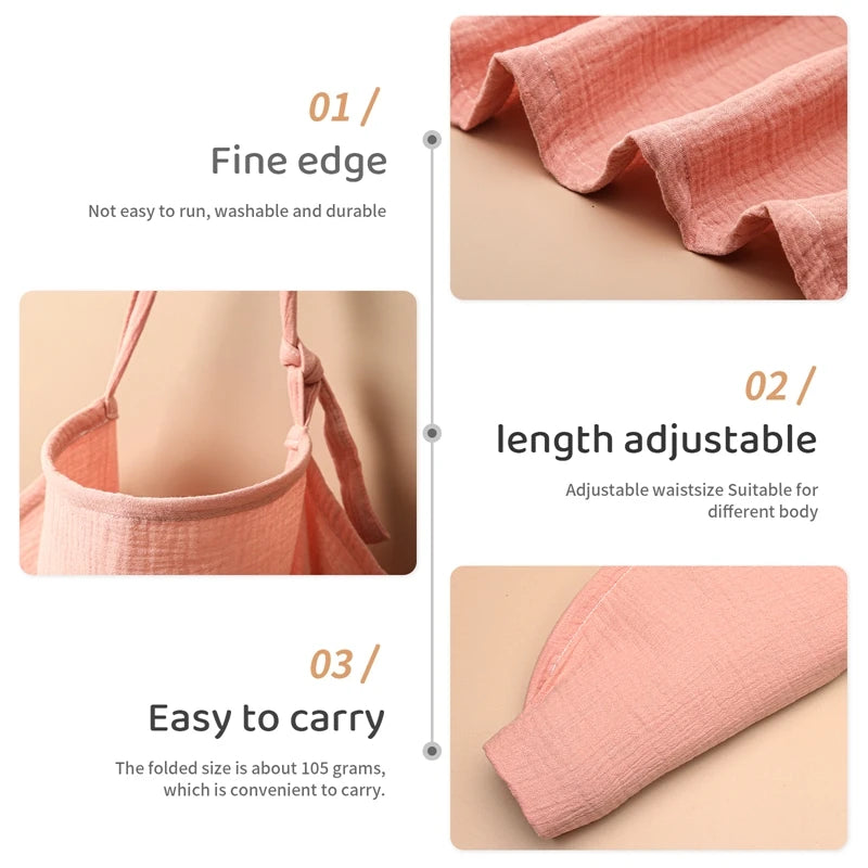 - Breathable Cotton Muslin Nursing Cover – Adjustable Privacy Apron for Breastfeeding Baby Stork Nursing & Feeding