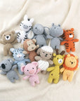 - Handmade Crochet Animal Plush Rattle - 12 Adorable Designs Baby Stork Stuffed Animals