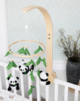 - Baby Panda Nursery Mobile - Premium Nursery Decor Baby Stork Baby Mobile