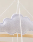 - Handmade Diplodocus Dinosaur Crib Mobile Nursery Decor | Soft Felt & Natural Wood Baby Stork Baby Mobile