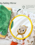- Soft Sensory Baby Cloth Book with 3D Animals, Mirror & Textures – Montessori Early Learning Toy Baby Stork