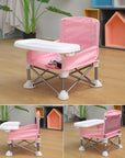 - Folding Baby Camp Chair with Detachable Table | Infant High Chair for Travel, Camping, and Beach Baby Stork