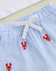 - Little Lobster T-Shirt & Shorts Set Baby Stork