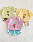 Ice Cream Baby & Toddler Tee & Shorts Set