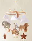- Animal Kingdom Safari Nursery Mobile Baby Stork Baby Mobile