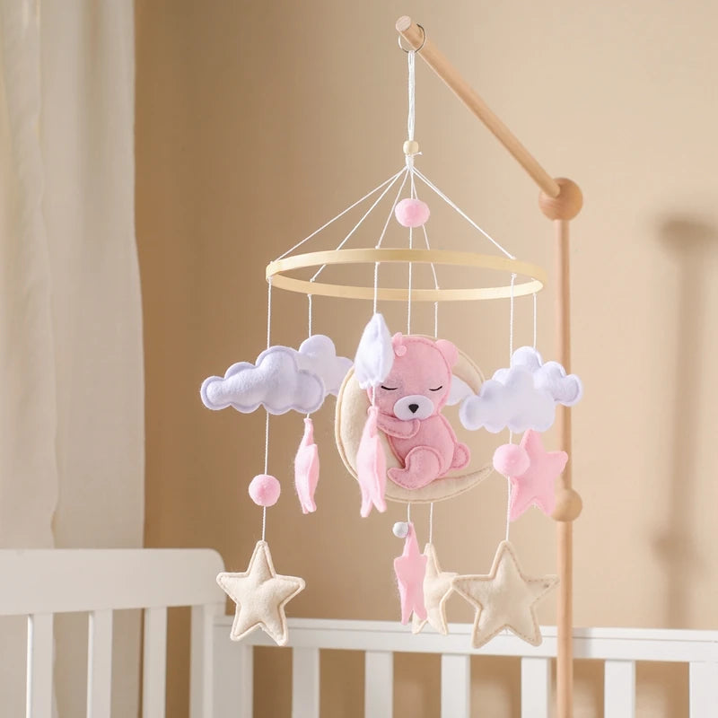 Girl Cot Mobiles Bunny Baby Mobile Girl Nursery Crib Mobile Bear