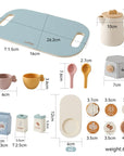 Coffee Afternoon Tea - Baby Wooden Coffee & Afternoon Tea Set Toy | 18pcs Set Baby Stork Baby Toys & Activity Equipment