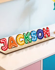- Creative 3D Custom Name Display – Personalised Wooden Letter Decor for Kids’ Rooms (Up to 9 Characters) Baby Stork Puzzles