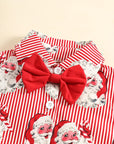 Christmas Shirt, Bow Tie & Shorts Set