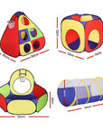 - Play Tent Adventure Set with Tunnel and Ball Pit | Multi-Colour Keezi Baby & Kids > Baby & Kid's Toys > Pretend Play