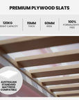 - Wooden Single Sofa Bed Frame with Storage Drawers – White Baby Stork Furniture > Bedroom > Beds & Bed Frames